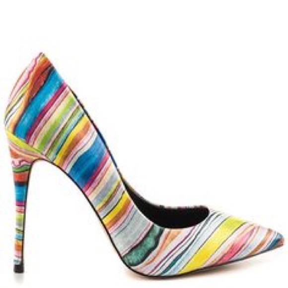 aldo multicolor heels